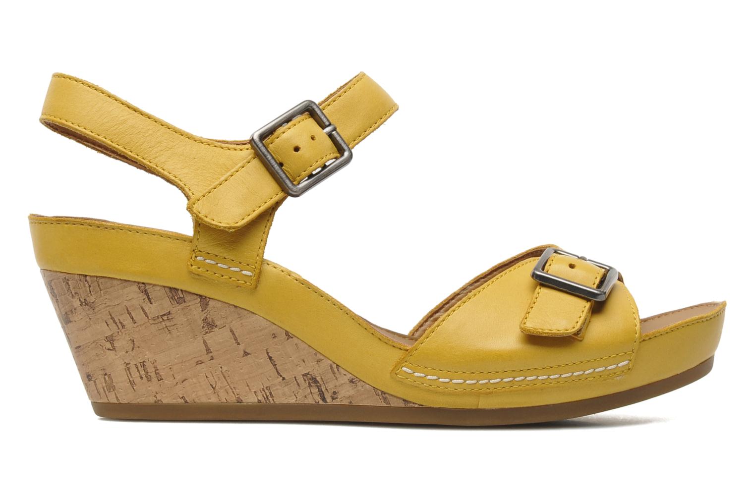 clarks yellow sandals