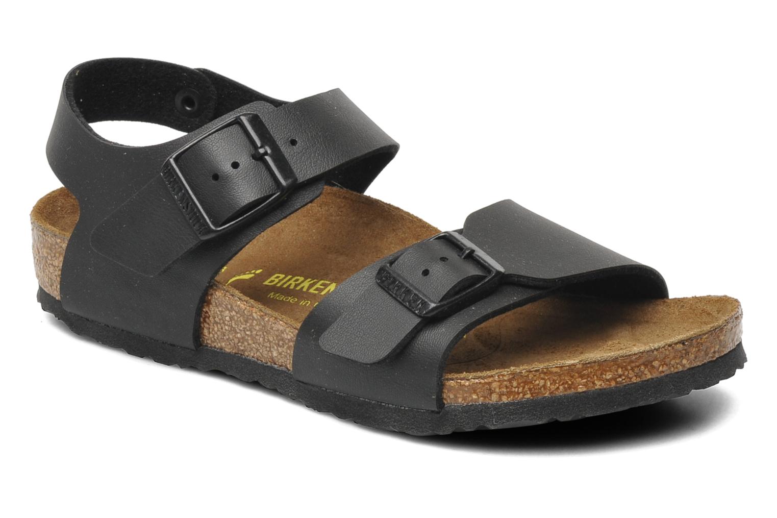 Birkenstock NEW YORK Birko-Flor (Svart) - Sandaler och flip flops pÃ¥ ...