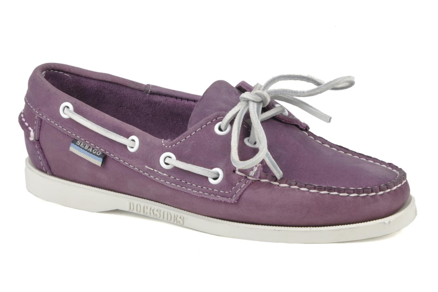 Sebago Docksides W (Purple) - Lace-up shoes chez Sarenza (23027)