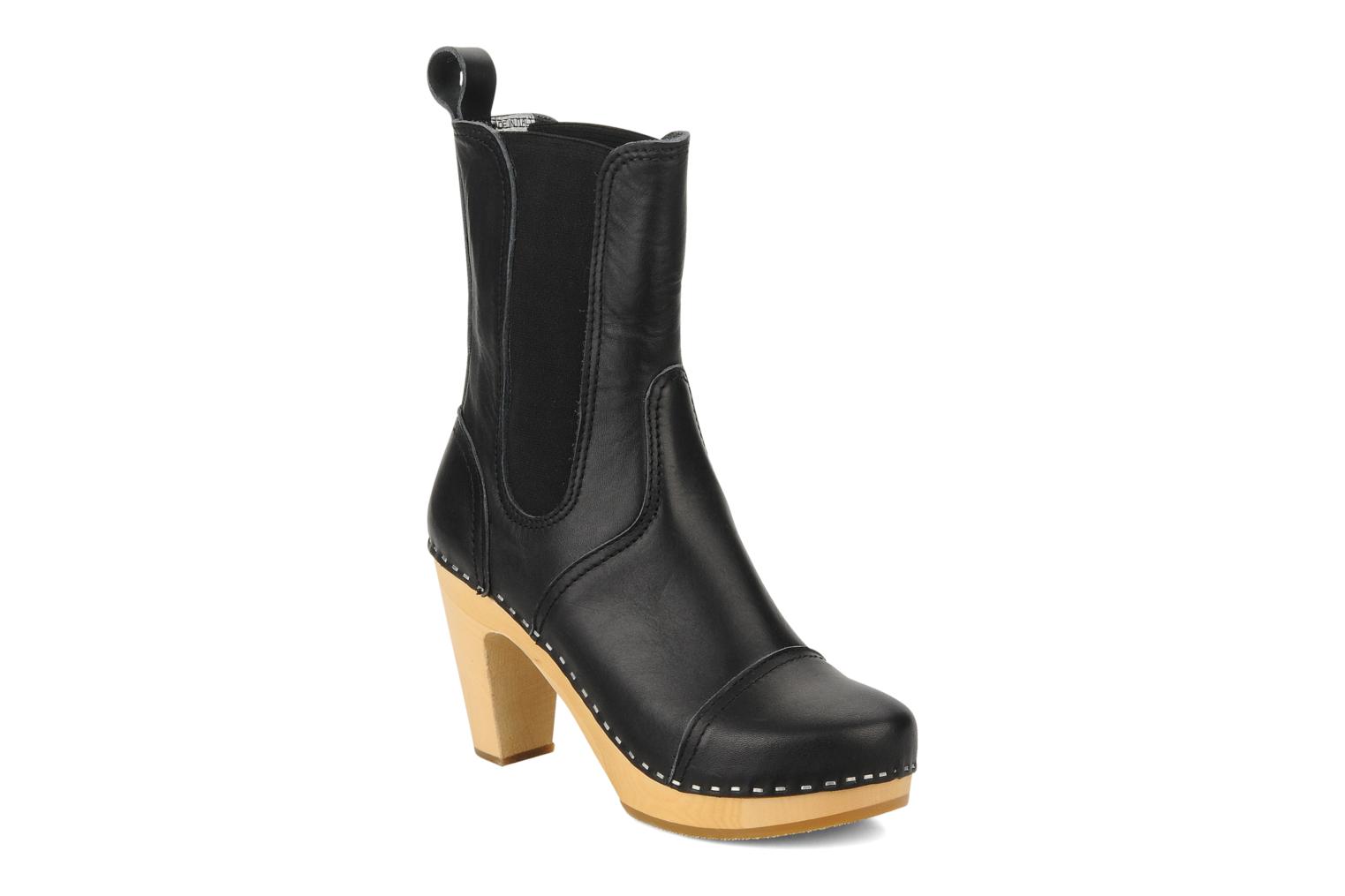 Swedish Hasbeens Cilla chelsea boot (Black) - Ankle boots chez Sarenza ...
